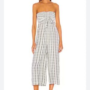 L*Space Riri Monochrome Strapless Jumpsuit